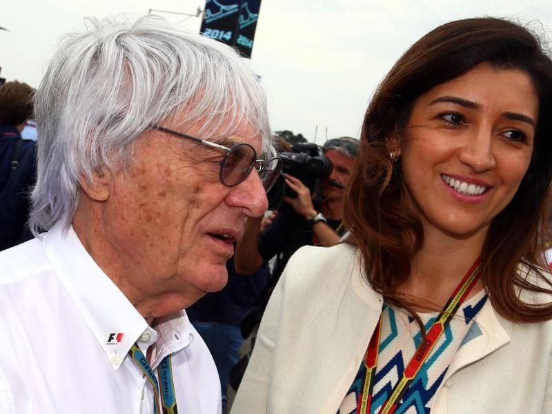 Bernie Ecclestone und seine Ehefrau Fabiana Flosi haben einen Jungen bekommen. Foto: picture alliance / dpa
