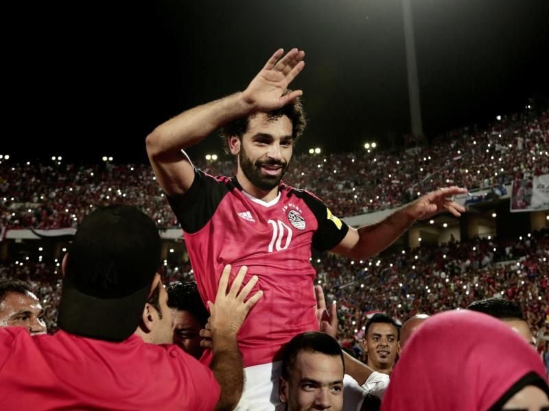 Auf Mohamed Salah liegen die Hoffnungen seiner ägyptischen Landsleute. Foto: Nariman El-Mofty/AP