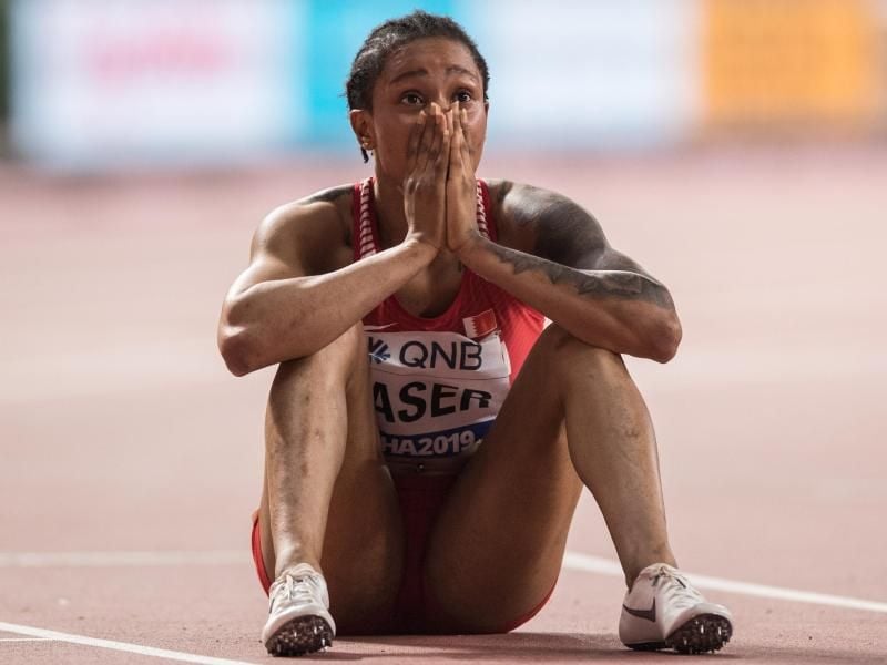 400-Meter-Weltmeisterin Salwa Eid Naser hatte gegen die Meldepflicht für Doping-Tests verstoßen. Foto: Oliver Weiken/dpa