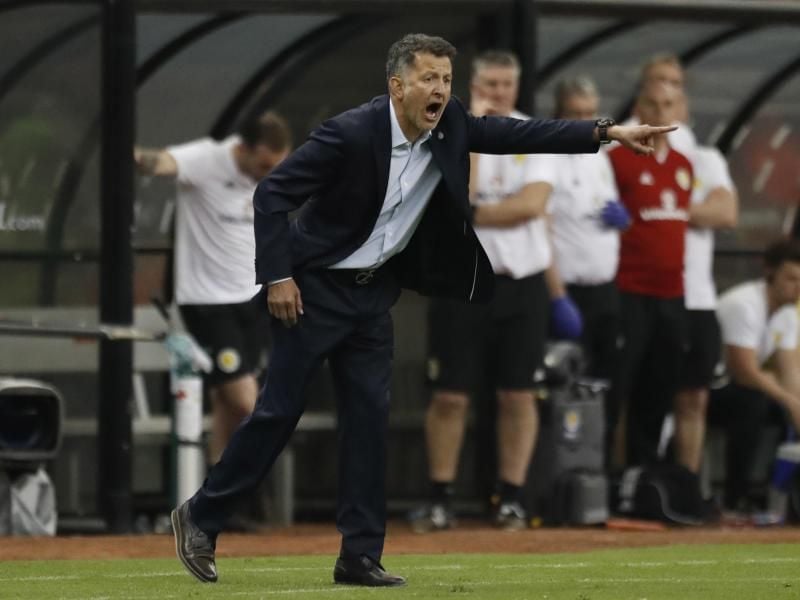 Das Team von Trainer Juan Carlos Osorio unterlag Dänemark mit 0:2. Foto: Eduardo Verdugo