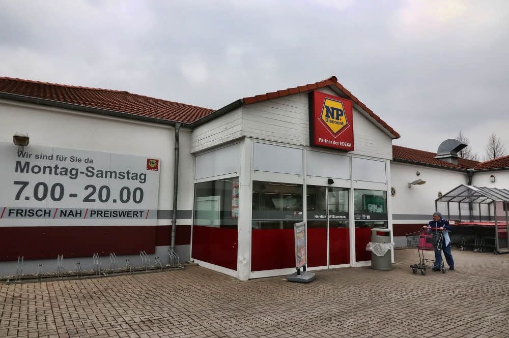 Der NP-Markt in Wallhausen