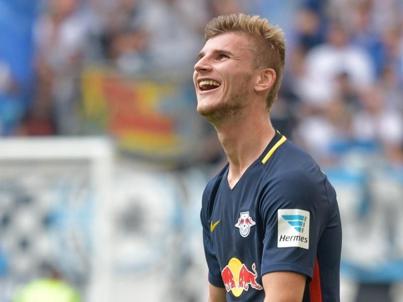 Leipzigs Timo Werner ist der jüngste Bundesliga-Spieler mit 100 Spielen. Foto: Axel Heimken