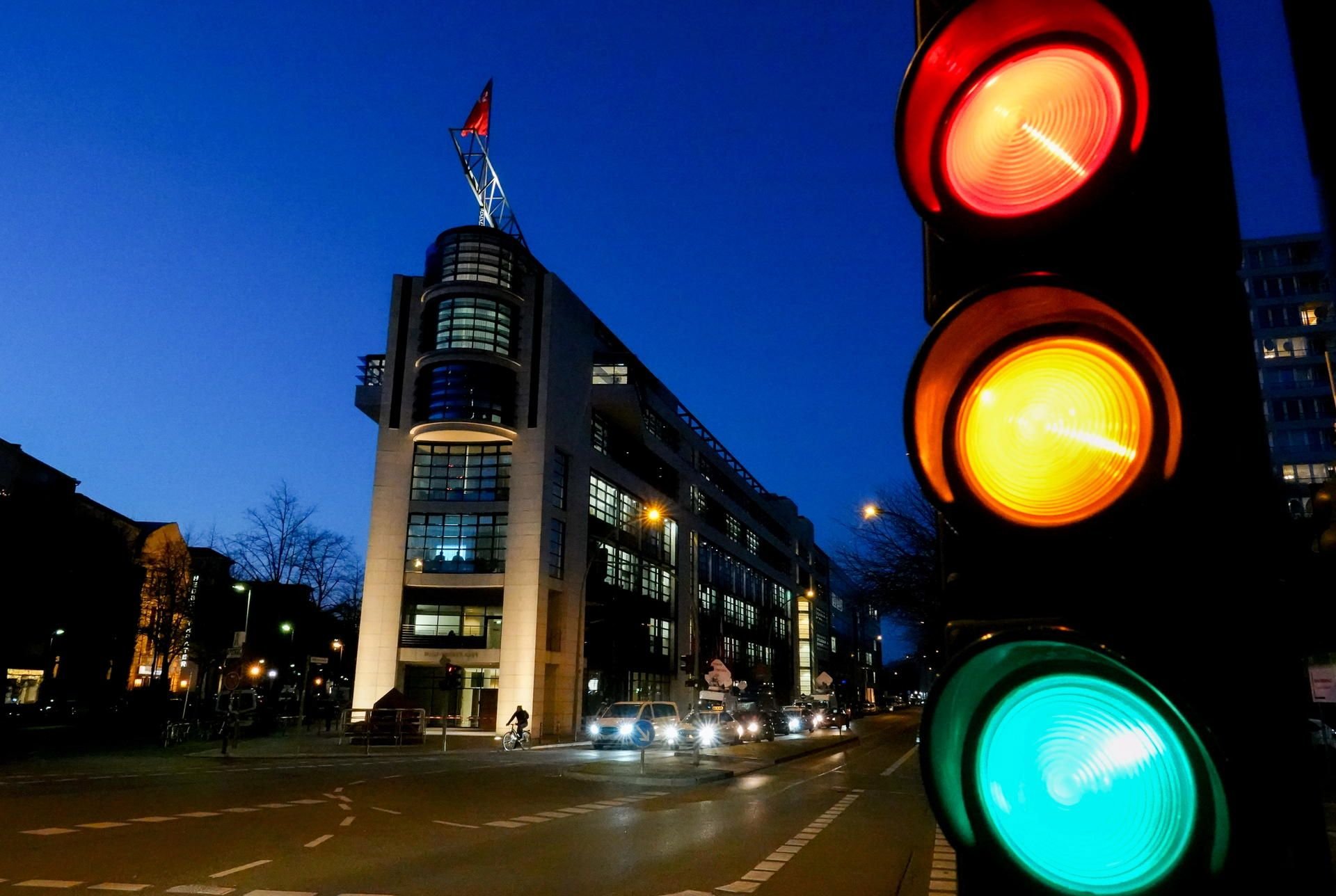 Das Willy-Brandt-Haus am Montagnachmittag