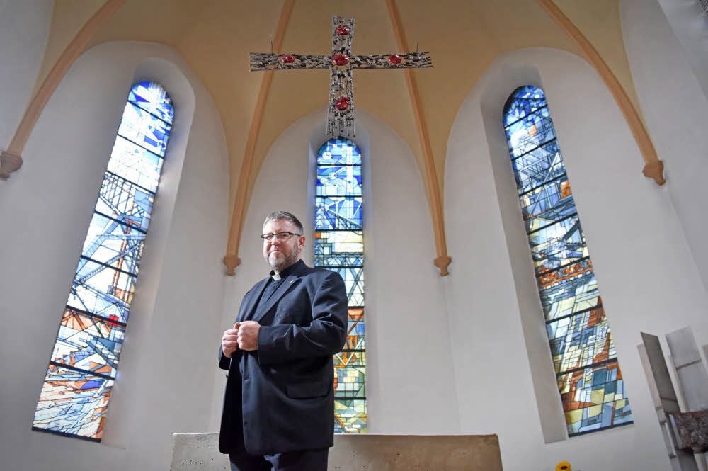Seit sechs Jahren ist Andreas Ginzel Pfarrer der Pfarrei Heilige Familie Bitterfeld.