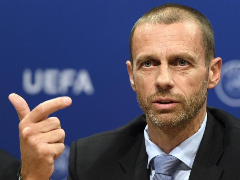 Aleksander Ceferin ist der Präsident der UEFA. Foto: Laurent Gillieron/KEYSTONE/dpa