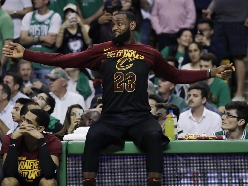 LeBron James erzielte starke 46 Punkte. Foto: Charles Krupa/AP