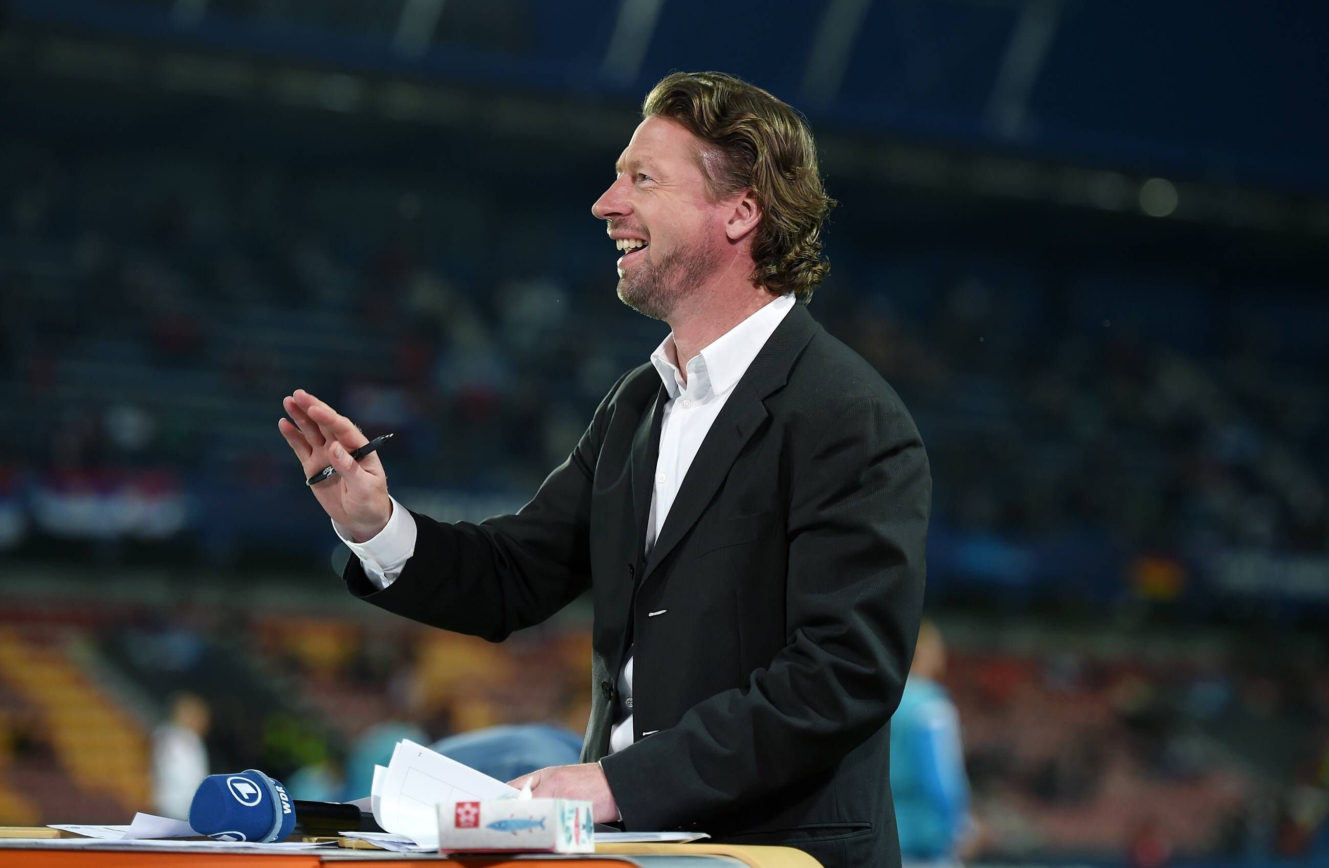 Steffen Freund, hier als TV Experte bei der U21 EM im Jahr 2015.