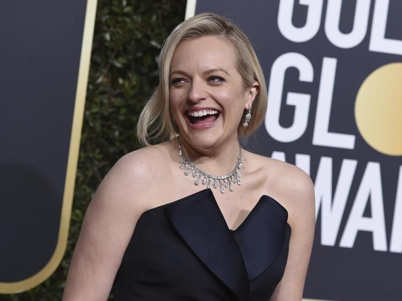 Elisabeth Moss bei den 76. Golden Globe Awards in Beverly Hills. Foto: Jordan Strauss/Invision/AP/dpa