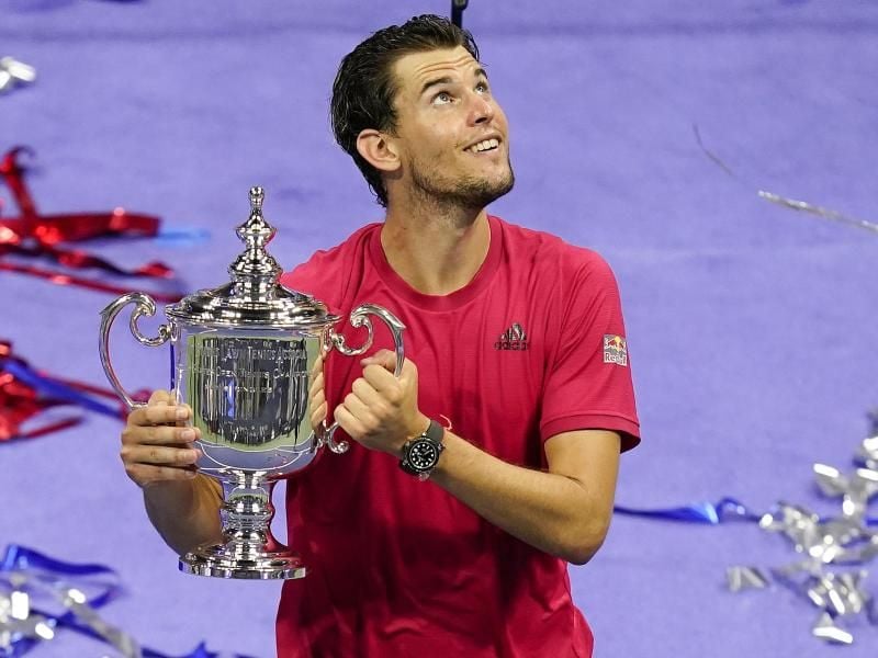 Hat das Finale der US Open gewonnen: Dominic Thiem aus Österreich. Foto: Seth Wenig/AP/dpa