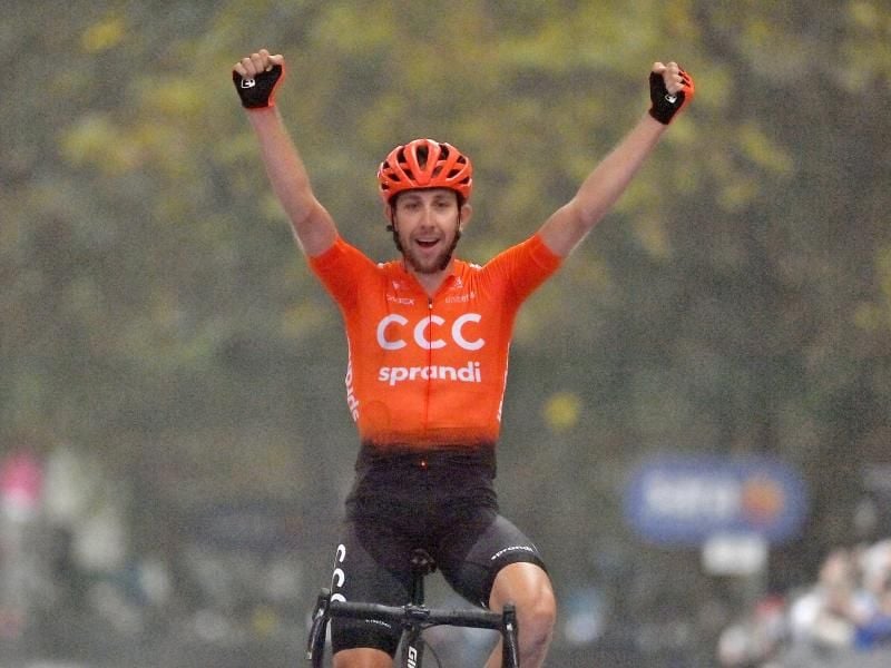 Gewann die 19. Etappe beim Giro d'Italia: Josef Cerny. Foto: Marco Alpozzi/LaPresse/AP/dpa