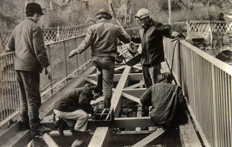 Auch am Brückenbau war die Brigade beteiligt.