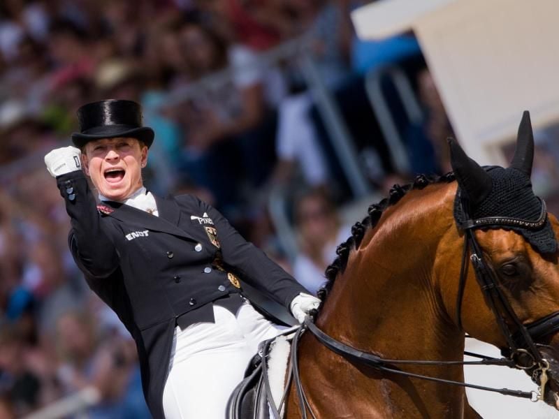 Isabell Werth ist ein Phänomen. Ihren 50. Geburtstag könnte sie in Aachen mit einem Erfolg krönen. Foto: Rolf Vennenbernd