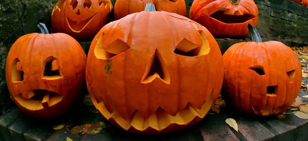 Halloween-Kürbisse