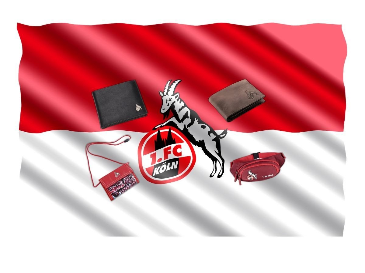 Für Fans gibt es jede Menge verschiedene 1.FC Köln Geldbörsen und Portemonnaies in unterschiedlichen Designs.