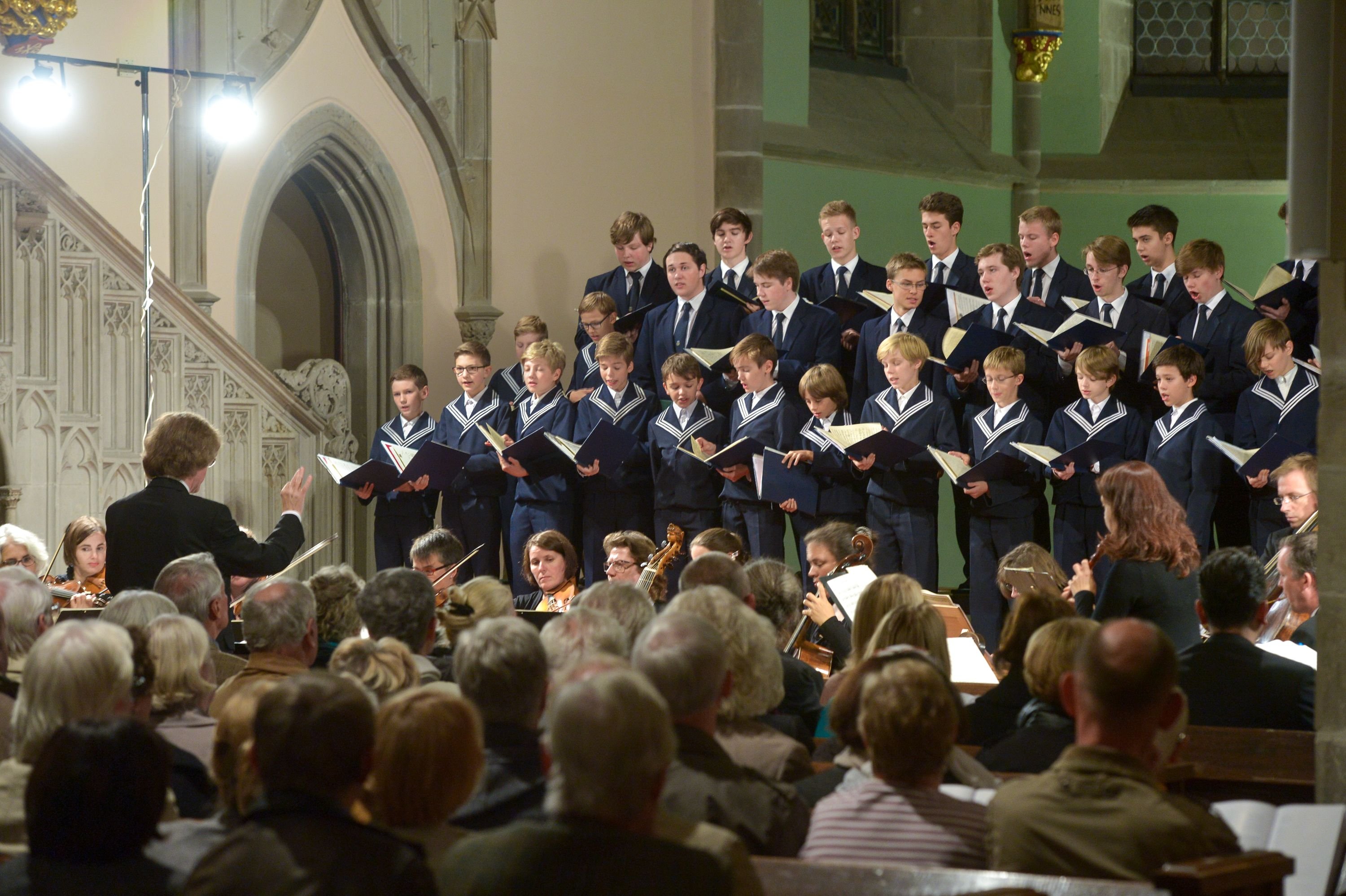 Der Leipziger Thomanerchor - hier bei einem Auftritt in Köthen im vergangenem Jahr.