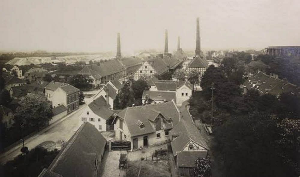 Das ist der Blick vom Witzlebenturm auf das Salinegelände und im Hintergrund links ist auch der Ascheberg zu sehen.