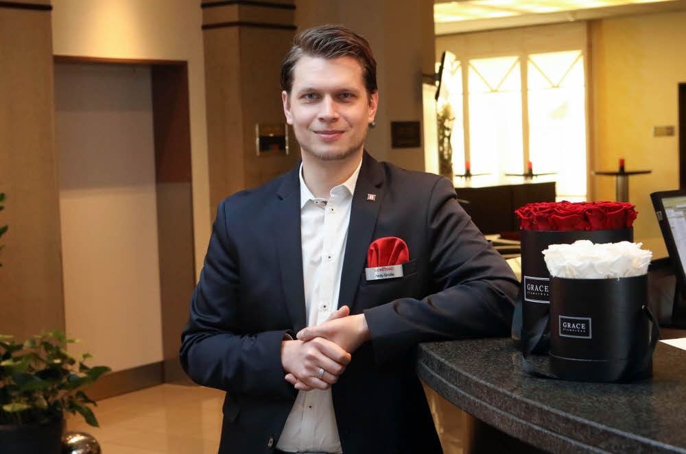 Andy Große leitet das Hotel in der Zerbster Straße.
