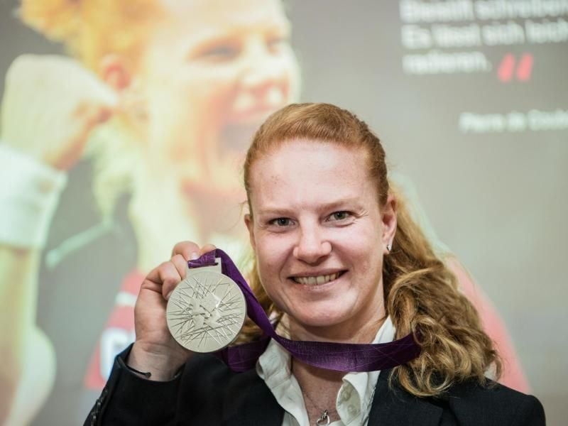 Betty Heidler erhielt nachträglich Olympia-Silber für 2012. Foto: Andreas Arnold