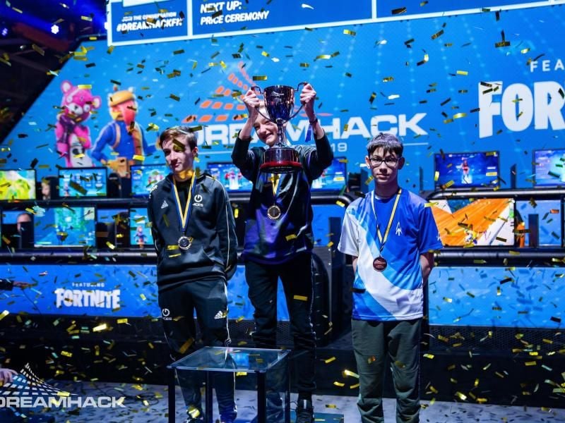 Der 15-jährige „Merijn” hat den Fortnite-Wettbewerb der Dreamhack Winter gewonnen. Foto: Luc Bouchon/Dreamhack/dpa