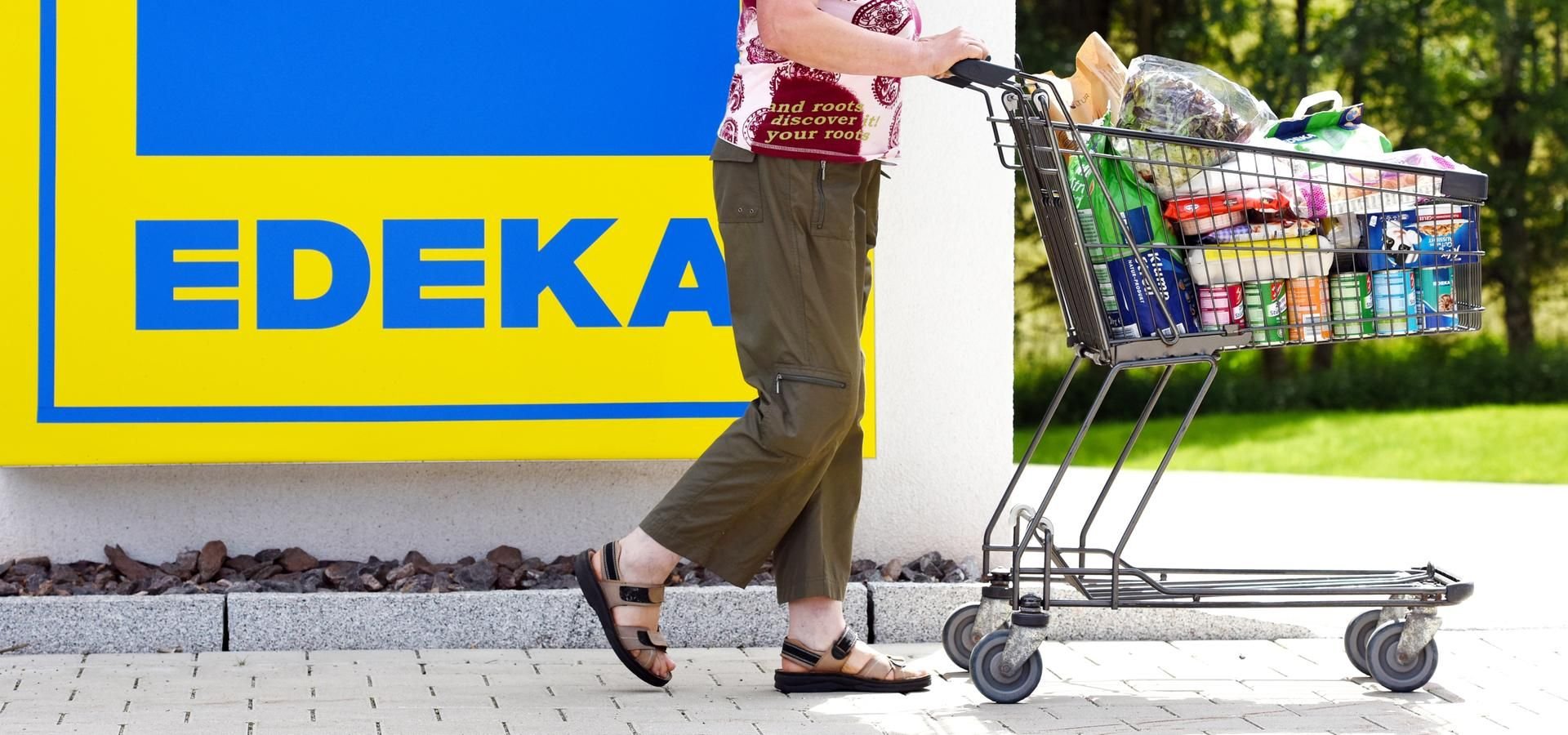 Ein Edeka-Supermarkt (Symbolbild)