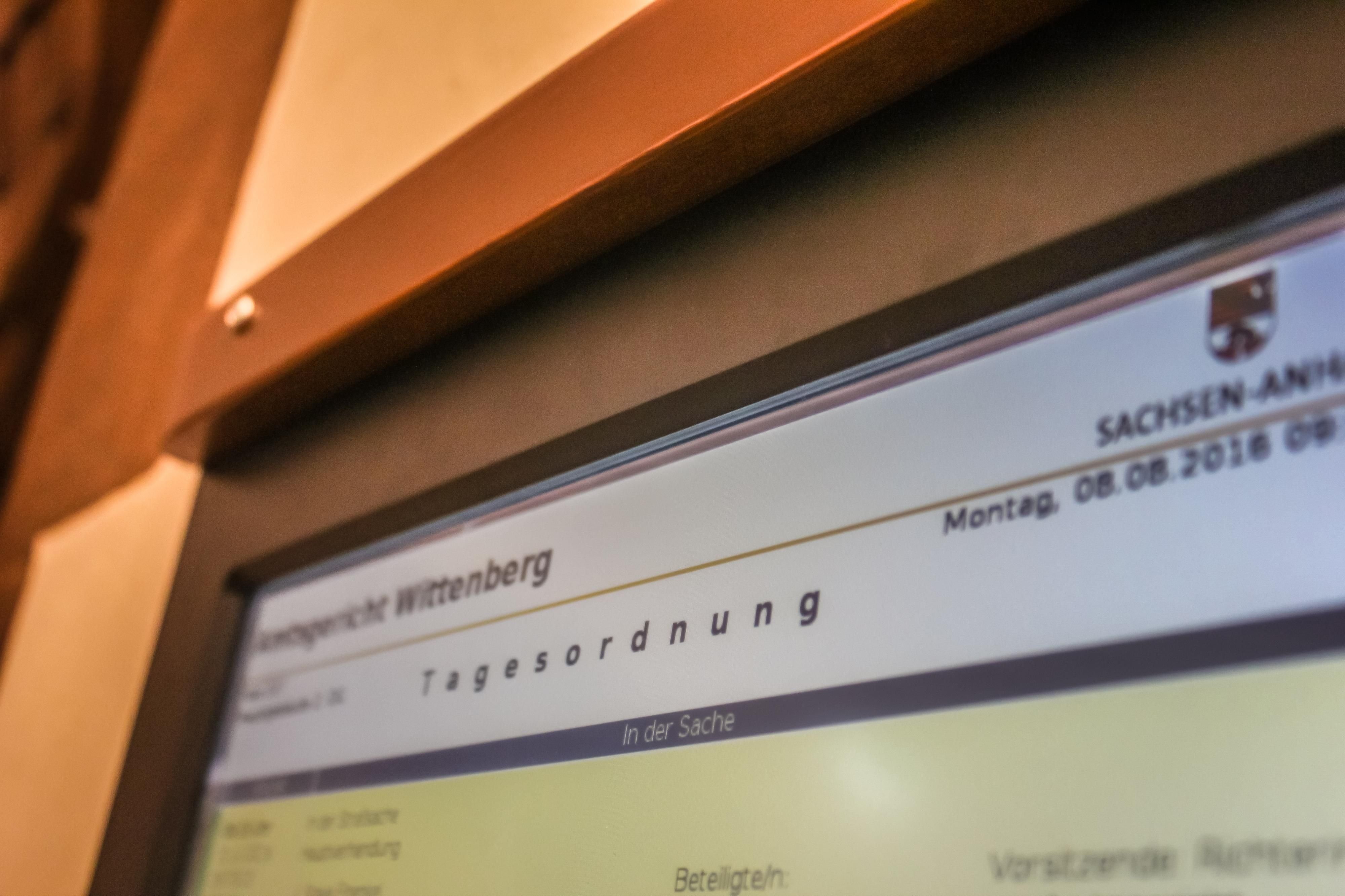 Am Amtsgericht in Wittenberg wurde am Montag der Fall einer Vergewaltigung in der Nacht zum Pfingsmontag in der Wittenberger Fleischerstraße verhandelt.