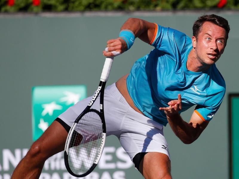 Steht in Marrakesch im Achtelfinale: Philipp Kohlschreiber. Foto: Charles Baus/CSM via ZUMA Wire