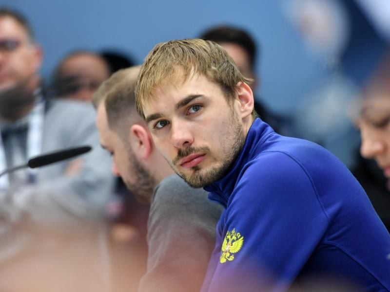 Anton Shipulin in Hochfilzen: „Ich bin für sauberen Sport und ich bin zu 100 Prozent sauber.” Foto: Martin Schutt