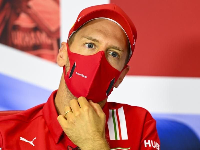 Wird hartnäckig mit einem Cockpit beim Formel-1-Team Racing Point in Verbindung gebracht: Sebastian Vettel. Foto: Mark Sutton/Pool Motorsport Images/AP/dpa