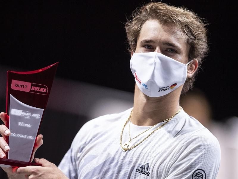 Alexander Zverev gewann in Köln seinen ersten Titel in diesem Jahr. Foto: Marius Becker/dpa
