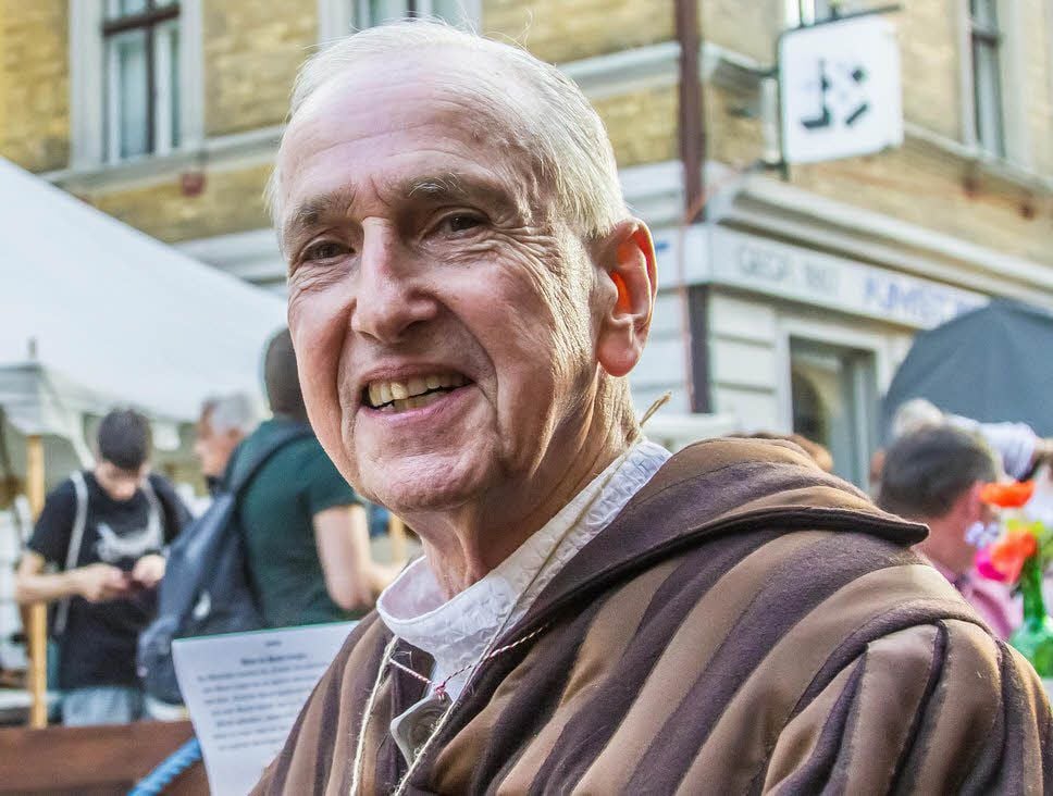 Wittenbergs Ehrenbürger Richard Wiener, hier beim Stadtfest „Luthers Hochzeit“ 2016, wird am 7. August 90 Jahre alt. Er feiert zu Hause in Rockville, USA.