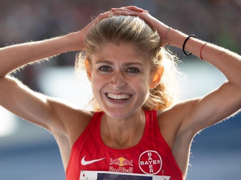 Zählt bei der WM zu den Topfavoritinnen über 1500 und 5000 Meter: Konstanze Klosterhalfen. Foto: Sven Hoppe
