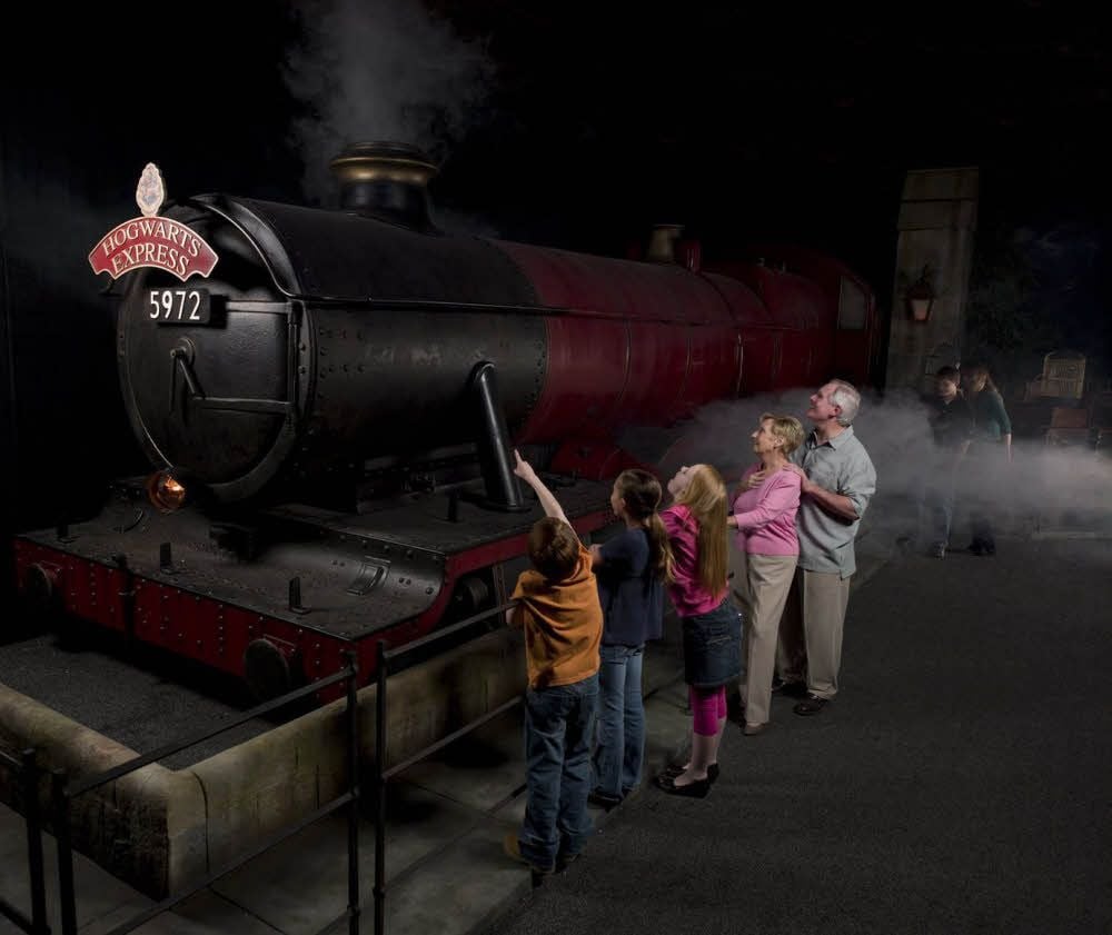 So sieht der Hogwarts-Express aus den Harry-Potter-Filmen aus.