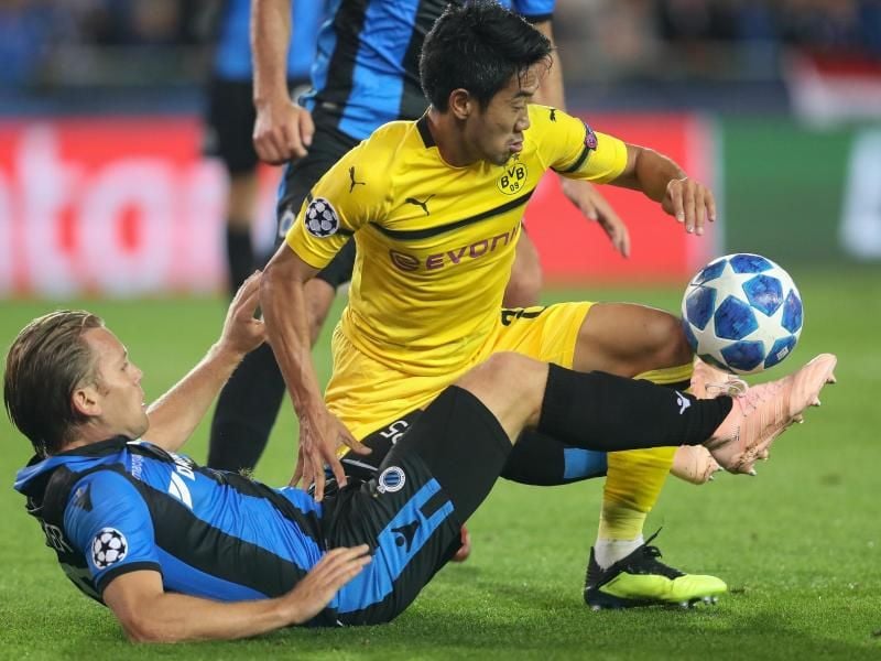 Shinji Kagawa könnte Borussia Dortmund in Richtung Monaco verlassen. Foto: Bruno Fahy/BELGA