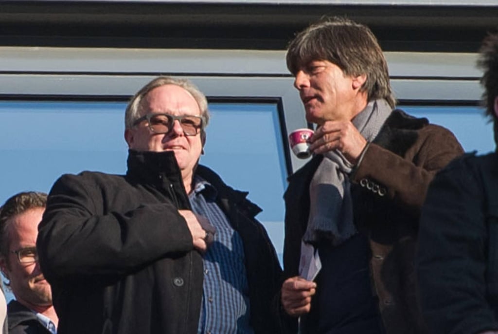 Hoher Besuch: Nationaltrainer Joachim Löw zu Gast in der Red Bull Arena.