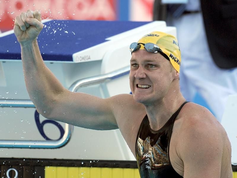 Der australische Schwimmer Brenton Rickard. Foto: Marcus Brandt/dpa