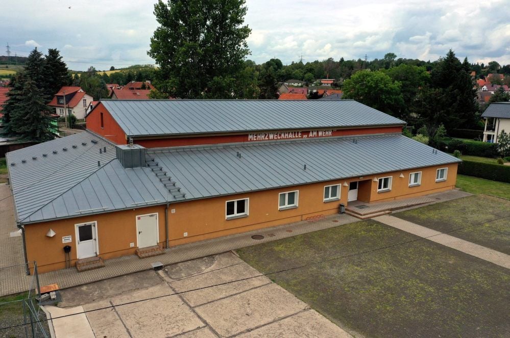 Die Mehrzweckhalle in Großörner.