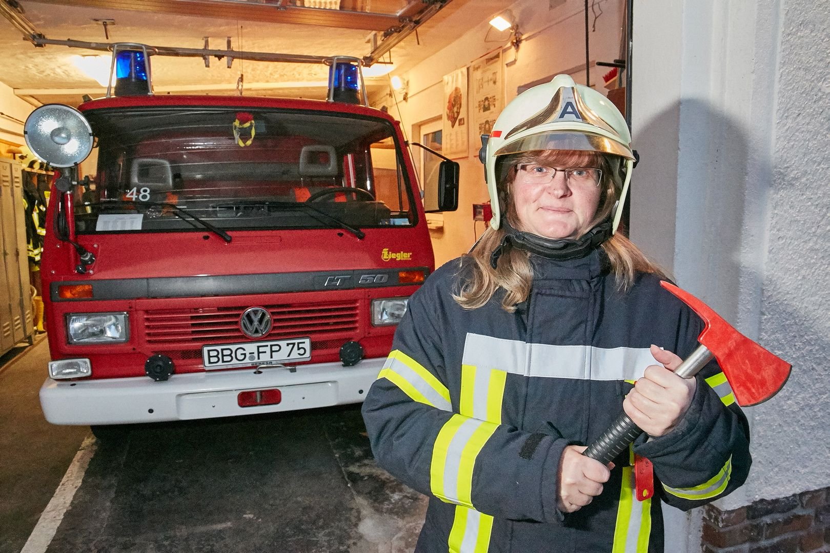 Frauenpower in Poley: Cordelia Kunze ist seit Dienstag offiziell die neue Wehrleiterin.