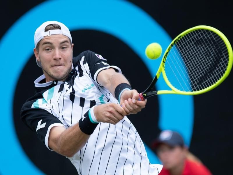 Jan-Lennard Struff ist beim Turnier in Stuttgart ausgeschieden. Foto: Silas Stein