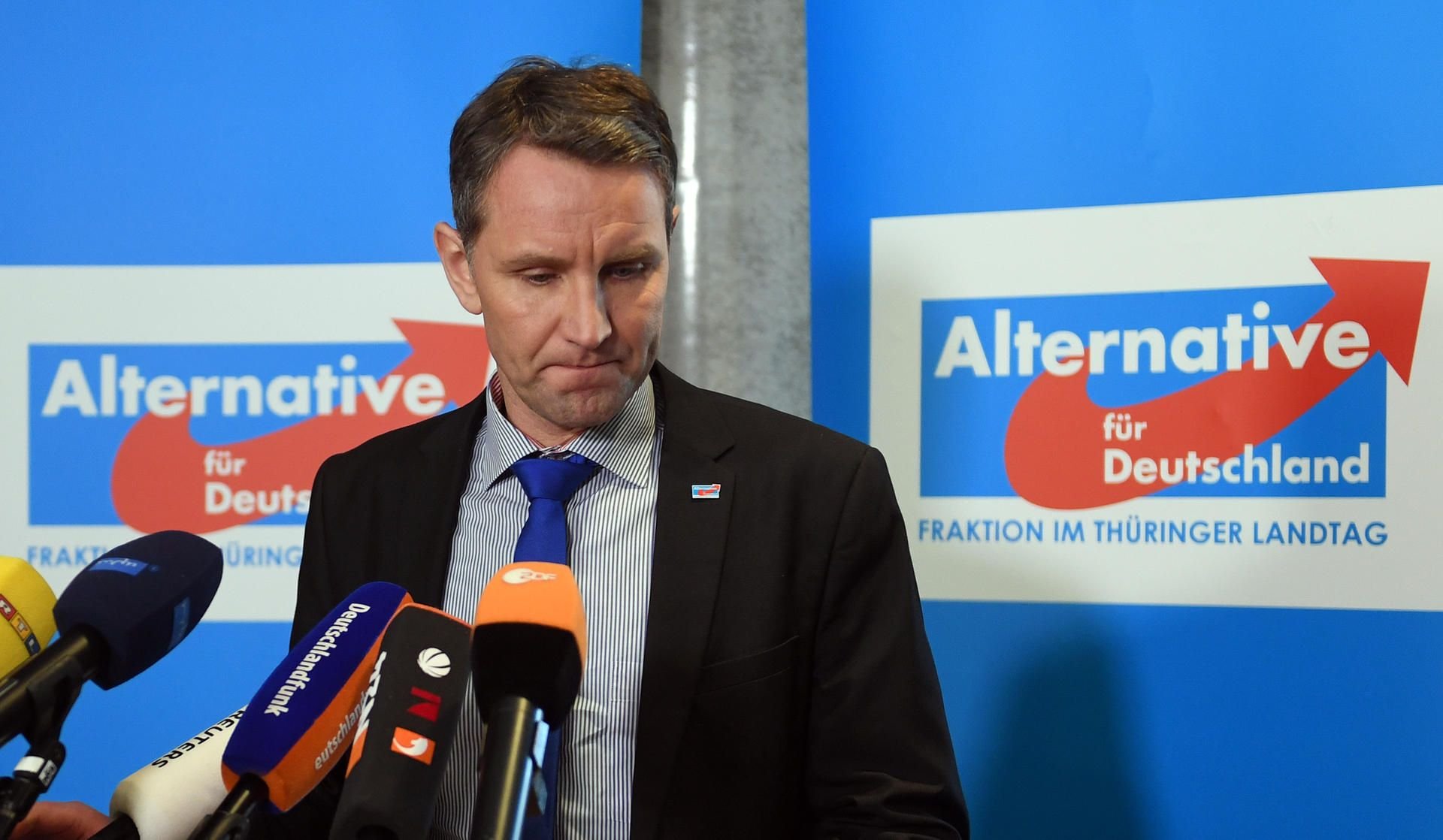Der AfD Landesvorsitzende von Thüringen, Björn Höcke.