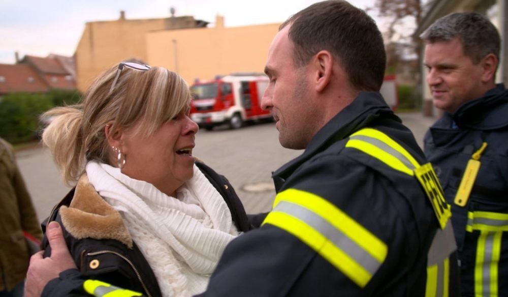 Unfallopfer Anke Clasen dankt den Feuerwehren Eisleben, Helfta, Polleben und Volkstedt.