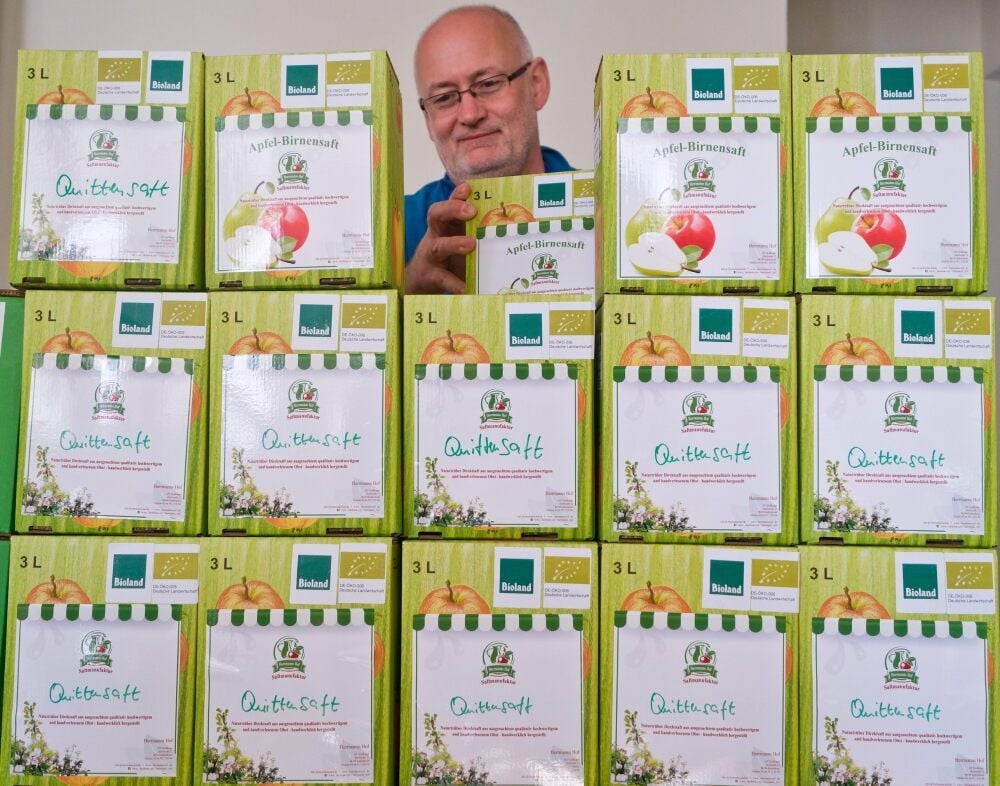 André Herrmann betreibt in Großkugel eine Biomosterei.
