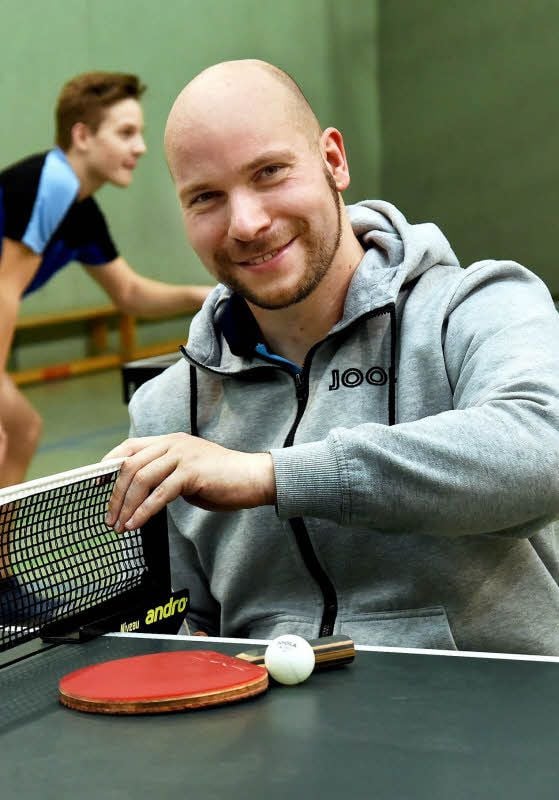 Steve Bocher kümmert sich beim TTC Zeitz vor allem um junge Talente.