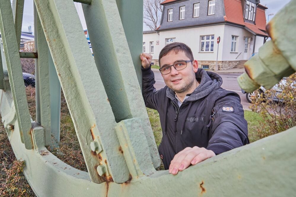 Peter Felgenträger ist mit Leib und Seele Bergmann und möchte im Bernburger Salzwerk auch anderen zur Seite stehen.