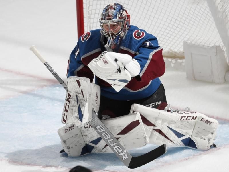 Überzeugte erneut: Avalanche-Goalie Philipp Grubauer. Foto: David Zalubowski/AP