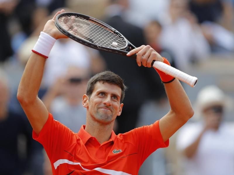 Zverev-Bezwinger Novak Djokovic bekommt es im Paris-Halbfinale mit Dominic Thiem zu tun. Foto: Michel Euler/AP