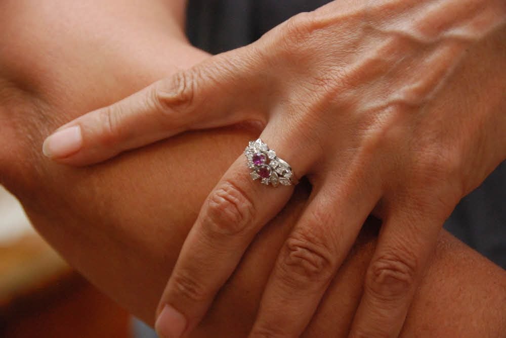 Der Ring, den Silvia Rziha mitbrachte