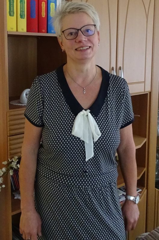 Sabine Eltz im Seniorenclub der Volkssolidarität in Annaburg
