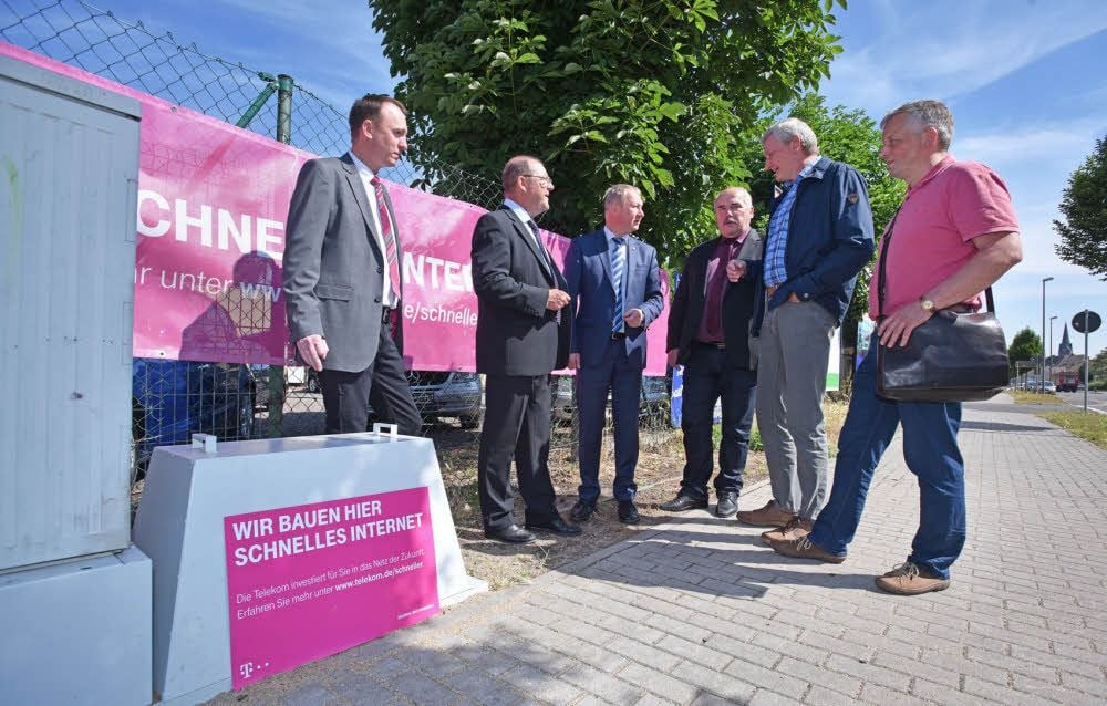 Die Telekom beschleunigt in Bitterfeld das Internet.