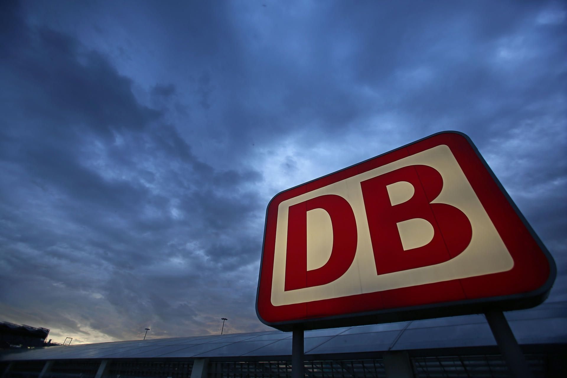 Das Logo der Deutschen Bahn.