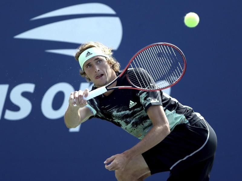 Ist nach fünf Sätzen endlich auch eine Runde weiter: Alexander Zverev. Foto: Kevin Hagen/FR170574 AP